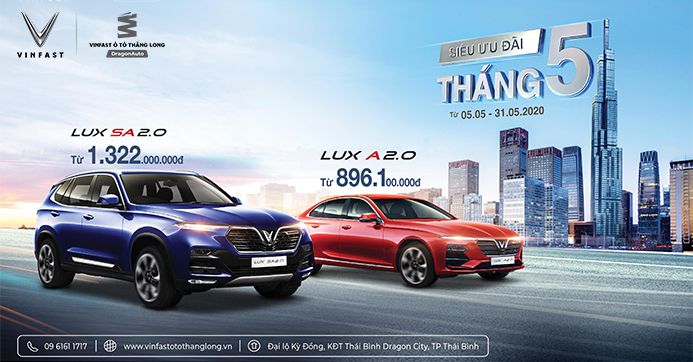 Tổng hợp các chính sách ưu đãi VinFast Tháng 5