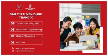 Bản tin tuyển dụng tháng 10/2020