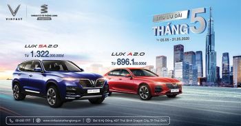 Tổng hợp các chính sách ưu đãi VinFast Tháng 5