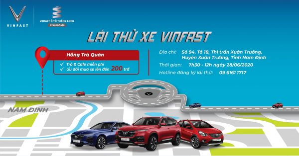 Sự kiện lái thử Ô tô VinFast tại Thị trấn Xuân Trường - Nam Định