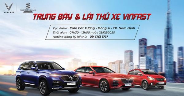 Sự kiện trưng bày và lái thử xe VinFast tại TP. Nam Định