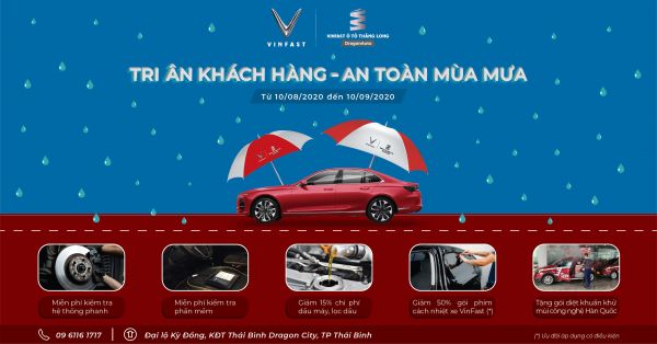 Tri ân khách hàng - An toàn mùa mưa