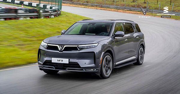 VinFast VF 9 có phạm vi lái được EPA chứng nhận đạt 330 dặm